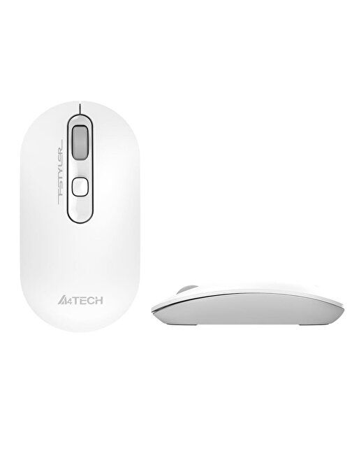 A4 Tech FG20 2000 DPI Nano Kablosuz 3D Beyaz Optik Mouse