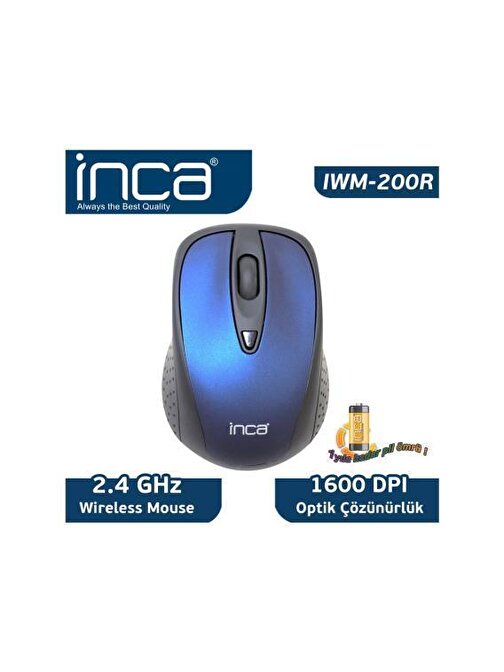 Inca IWM-200RL 2.4GHz Nano Kablosuz 3D Optik Mouse