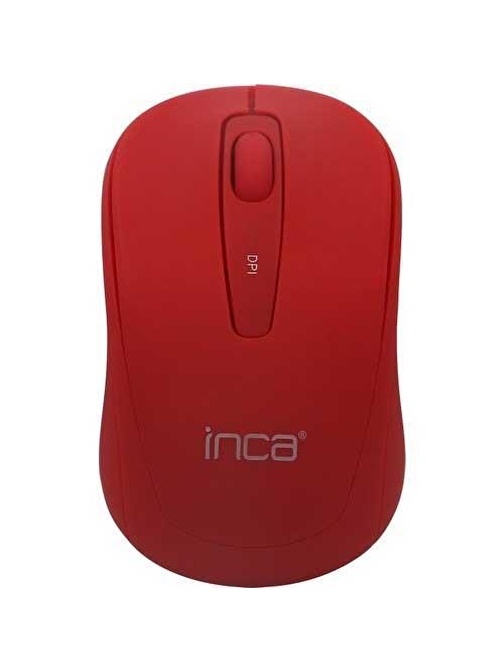 Inca IWM-331RS Sessiz Kablosuz 3D Kırmızı Optik Mouse