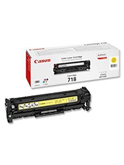 Canon Crg-718Y Mf728-729 Mfc8350-8580 Lbp7210 Yellow Sarı Toner