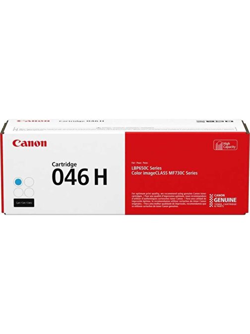 Canon CRG-046H C MF653-732-734-735 Uyumlu Yüksek Kapasiteli Orjinal Cyan Toner
