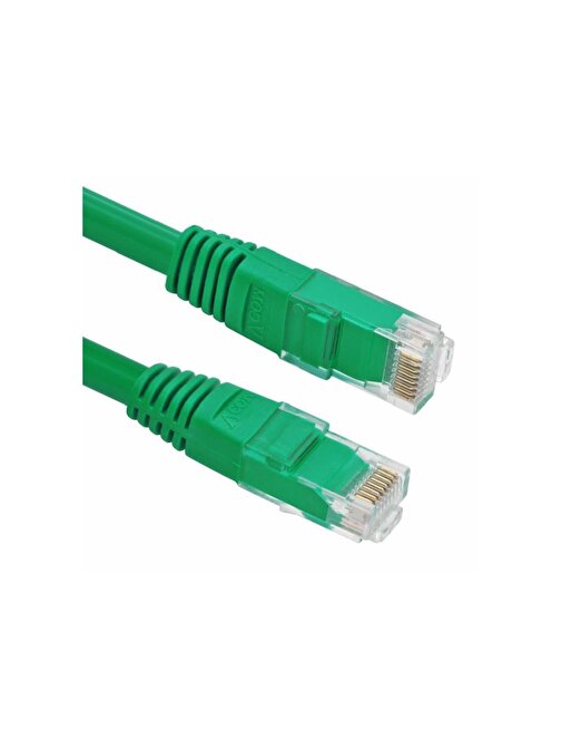 Vcom NP611B-N-15.0 Utp Patch Cat6 Ethernet Kablosu Yeşil 15 m