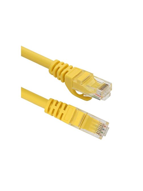 Vcom NP611B-Y-1.0 Utp Patch Cat6 Ethernet Kablosu Sarı 1 m