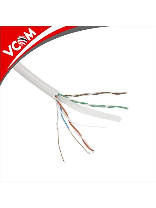 Vcom NC614-305 23 Awg Cat6 Ethernet Kablosu 305 m