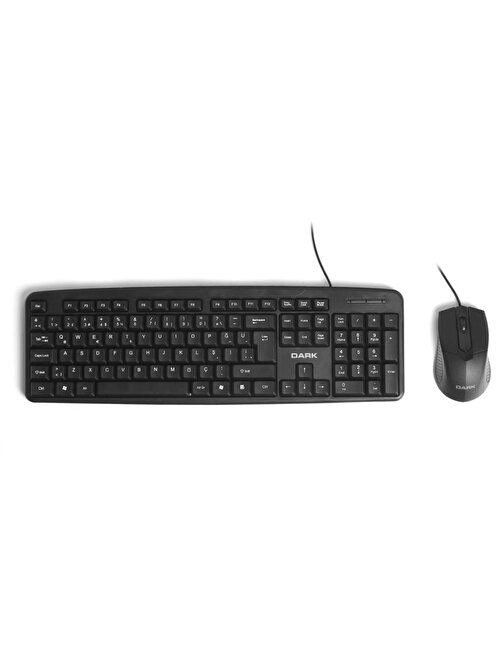 Dark DK-AC-KM1030 Türkçe Q Kablolu Ofis Klavye Mouse Seti