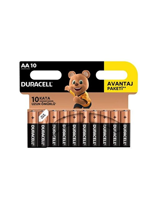 Duracell Basic 10'lu Kalem Pil Aa