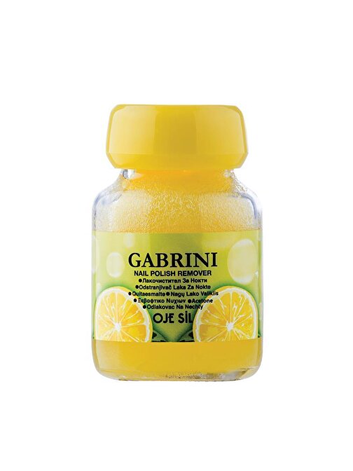 Gabrini Asetonlu Pamuk Cam Şişe Sarı 75 ml