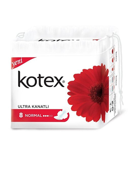 Kotex Ultra Single Kısa 8'li Günlük Ped