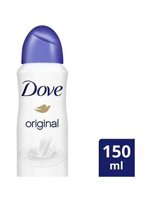 Dove Original Fresh Alüminyumsuz Pudrasız Kadın Sprey Deodorant 150 Ml