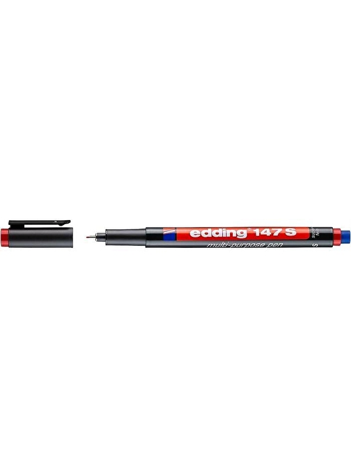 Edding 147 Small Asetat Kalem 0.3 mm Kırmızı