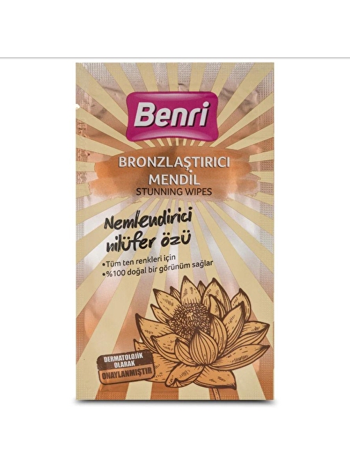 Benri Bronzlaştırıcı Mendil Nilüfer Özlü