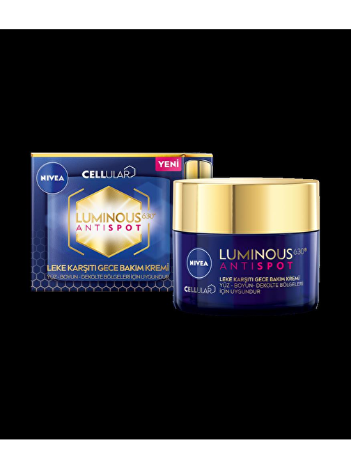 Nıvea Luminous630 Leke Karşıtı Gece Bakım Kremi 50 ml