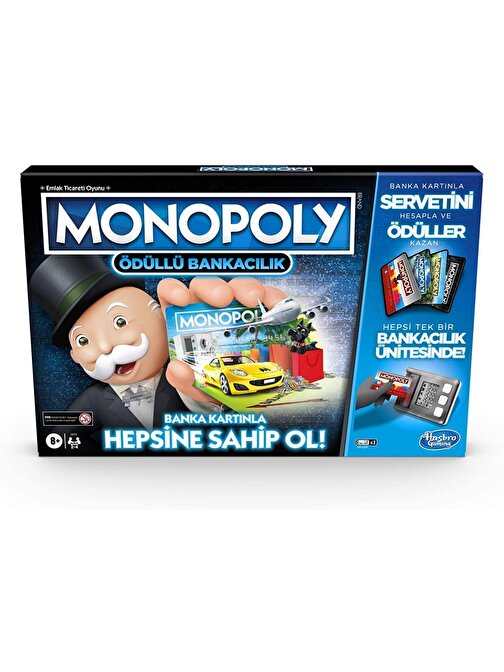 Hasbro Gaming E8978 Monopoly Ödüllü Bankacılık