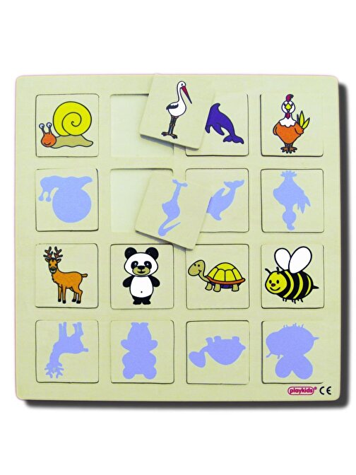 Edutoys Gölge Oyunu Puzzle (30X30 Cm)