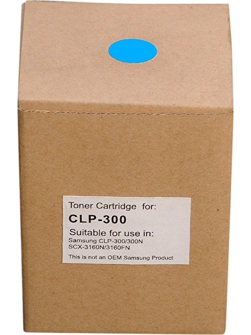 Oem Samsung CLP-C300A Uyumlu Doldurmalı Muadil Cyan Lazer Toner