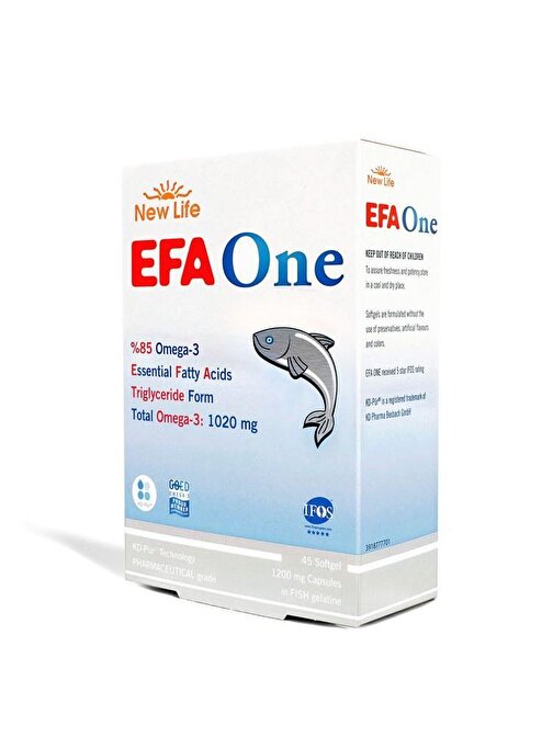 New Life Efa One Omega 3 Balık Yaği 45 Kapsül