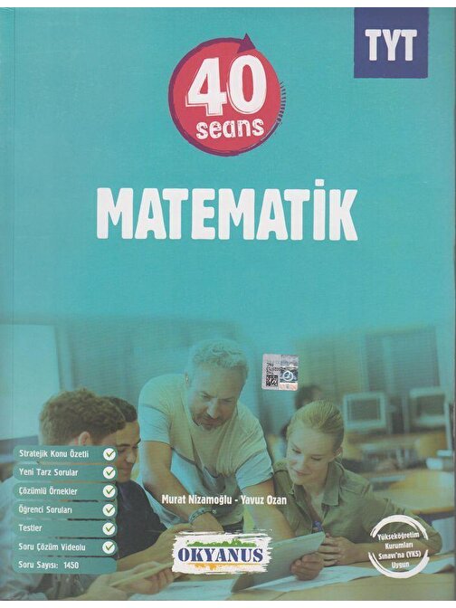 Okyanus Yayınları TYT 40 Seans Matematik Soru Bankası Okyanus Yayınları