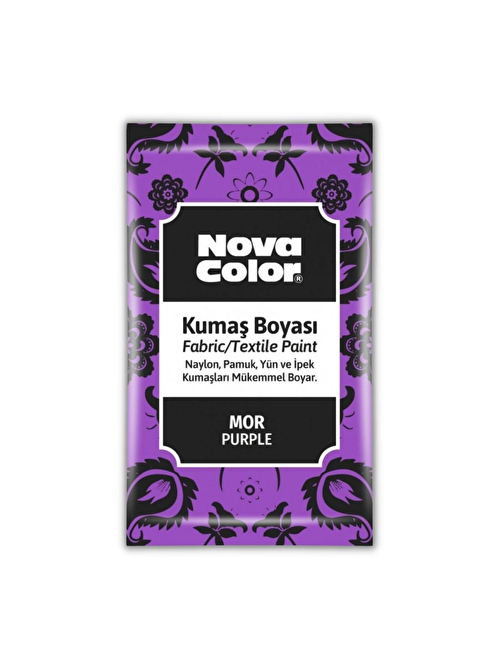 Nova Color Toz Kumaş Boyası Mor 12 gr