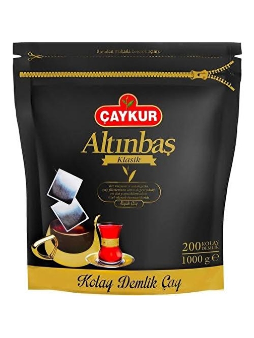 Çaykur Altınbaş Jumbo Demlik Poşet Çay 5 gr 200'lü Paket