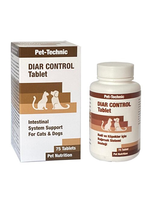 Pet Technic Diar Control Tablet Bağırsak Sistemi Desteği