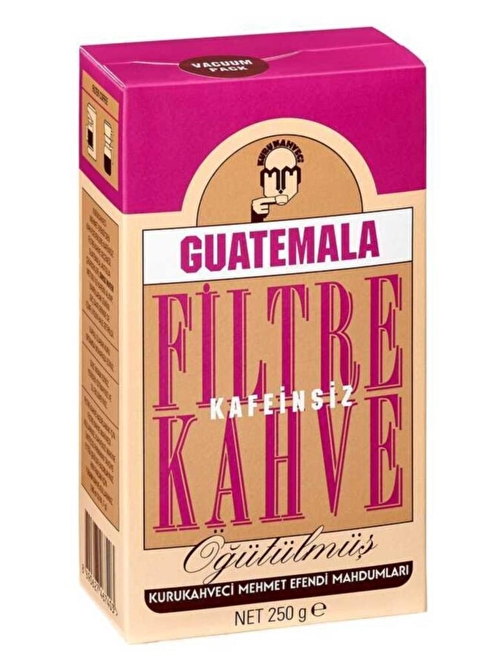 Kuru Kahveci Mehmet Efendi Özel Seri Guatemala Filtre Kahve 250 gr