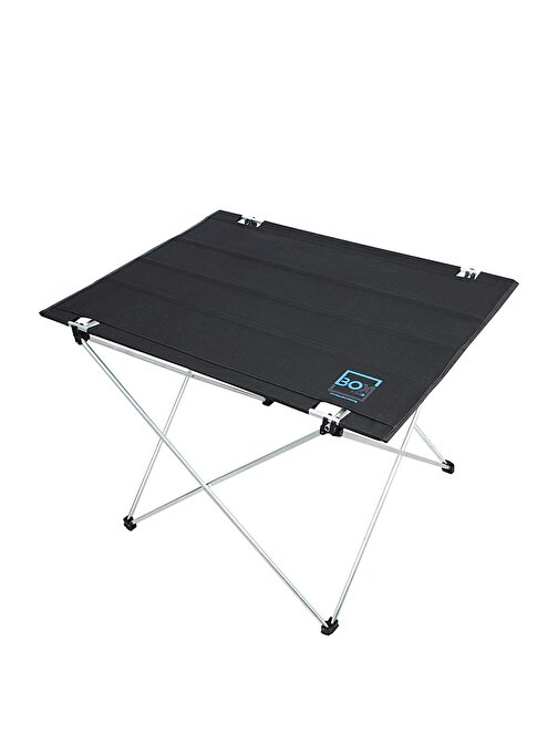 Box&Box Katlanabilir Kumaş Kamp Ve Piknik Masası Siyah Geniş Model 73 x 55 x 48 Cm
