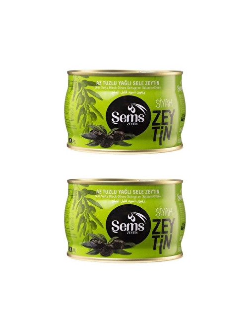 Şems Siyah Zeytin 351-380 Kalibre 300 gr 2'li