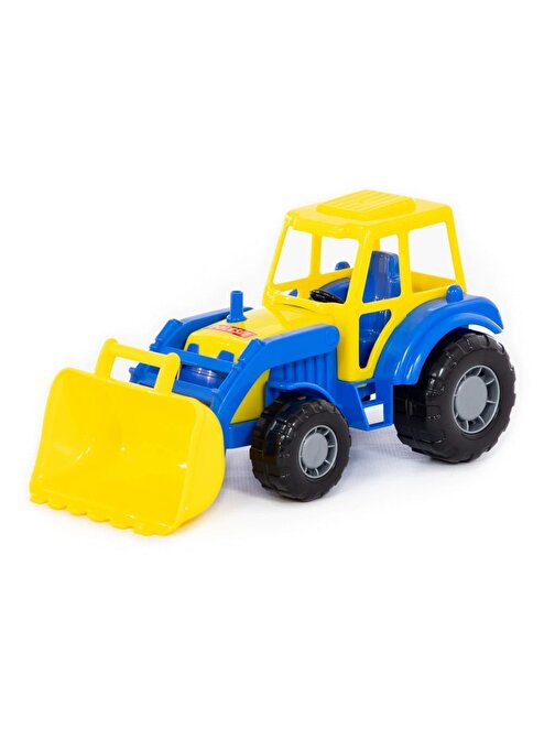 Polesie Usta Sürtmeli Küçük Kepçeli Traktör Yükleyici Mavi 2 - 4 Yaş