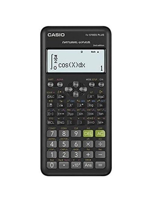 Casio FX-570ES PLUS 2. Versiyon Bilimsel Fonksiyonlu Hesap Makinesi