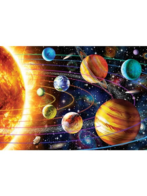 Art Puzzle Güneş Sistemi Neon Puzzle 1000 Parça