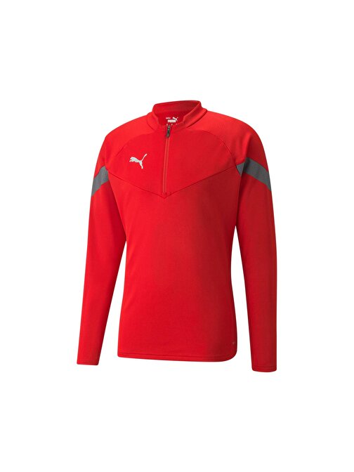 Puma Teamfinal Training 1/4 Zip Top Erkek Futbol Antrenman Ceketi 65737501 Kırmızı