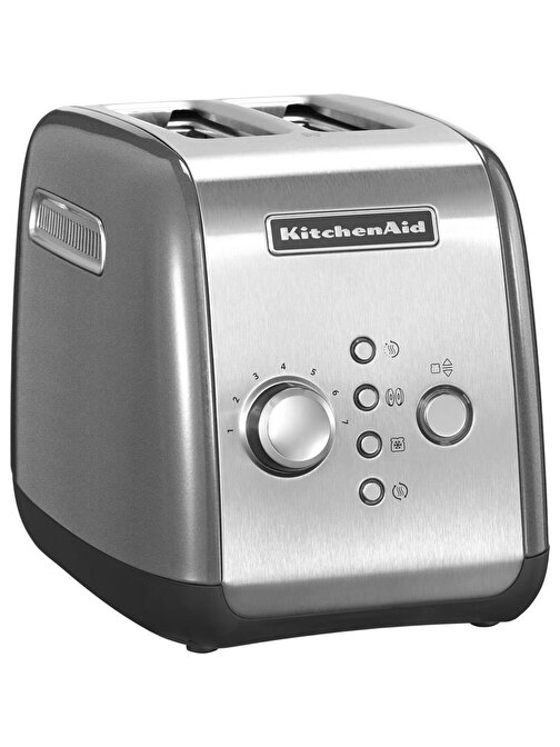 KitchenAid 5KMT221ECU 2 Dilim Kapasiteli 1100 W Modern Ekmek Kızartma Makinesi Gri