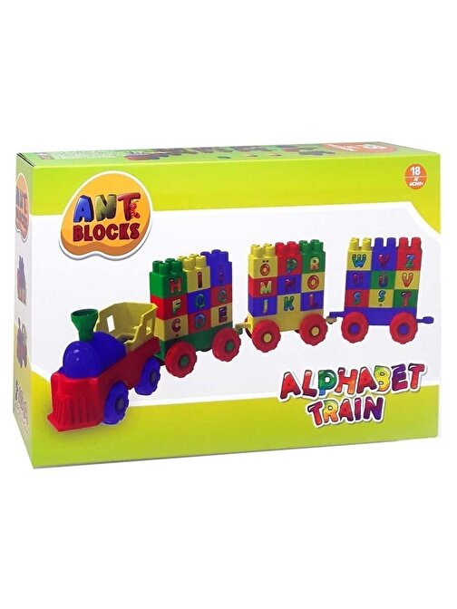 Asya Oyuncak Ant Blocks 56 Parça Harfli Tren Seti Ant003 5 - 7 Yaş