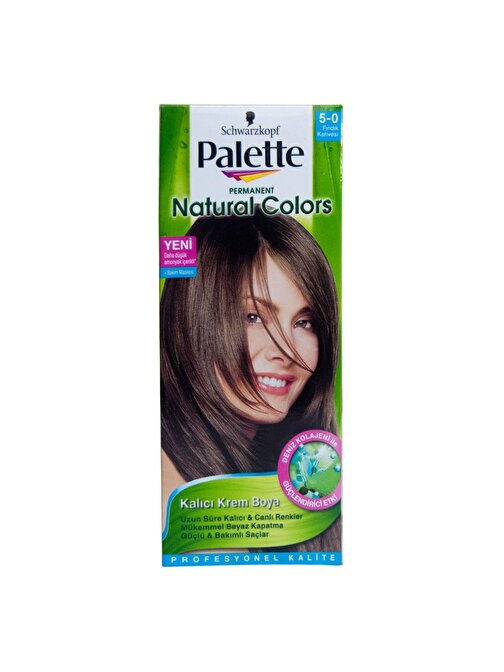 Palette Natural Saç Boyası 5-0 Fındık Kahvesi