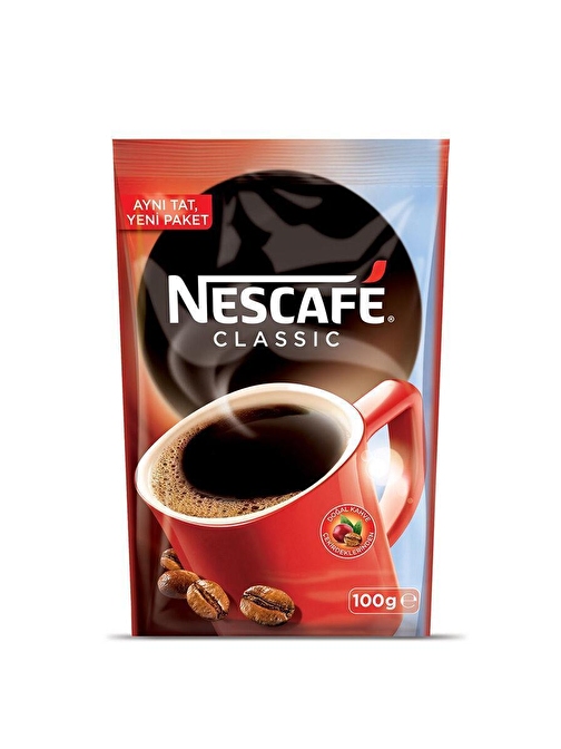 Nescafe Classic 100 gr Poşet x 12 Adet