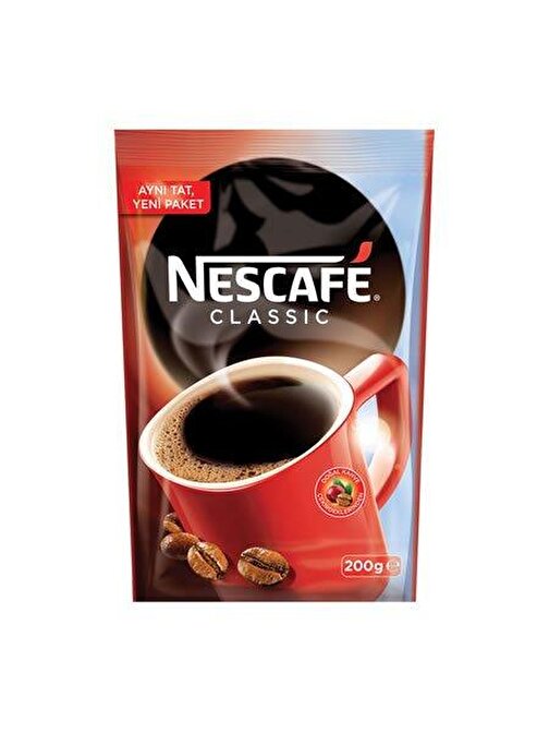 Nescafe Classic 200 gr Poşet x 6 Adet