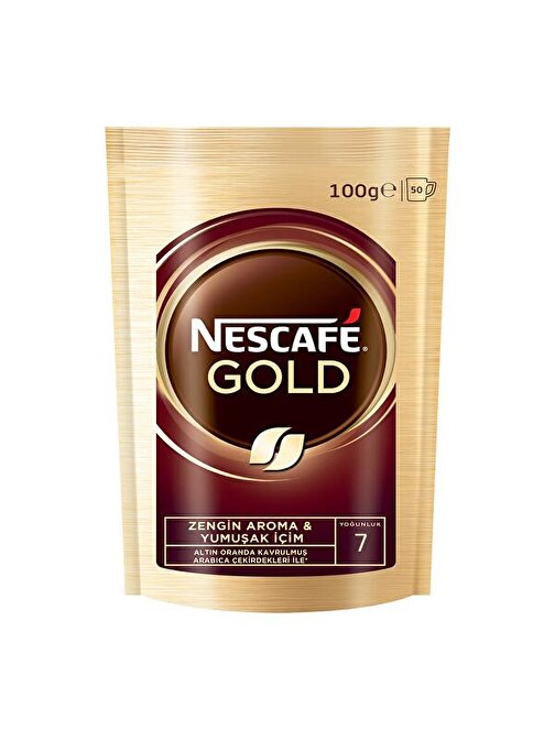Nescafe Gold 100 gr Poşet x 12 Adet