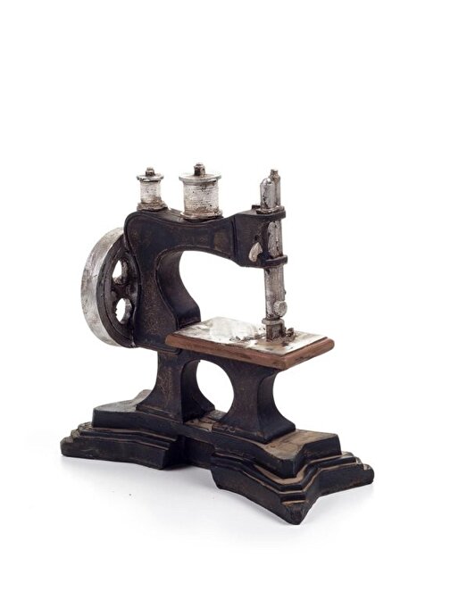 Baskaya Decotown Nostaljik Dekoratif Dikiş Makinesi Biblo Süs Eşyası