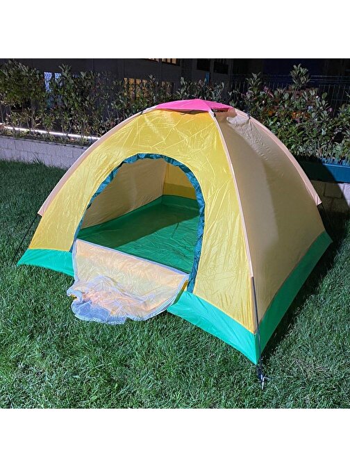 Baskaya Kolay Kurulumlu Pratik Kamp Çadırı 4 Kişilik 200X200X135