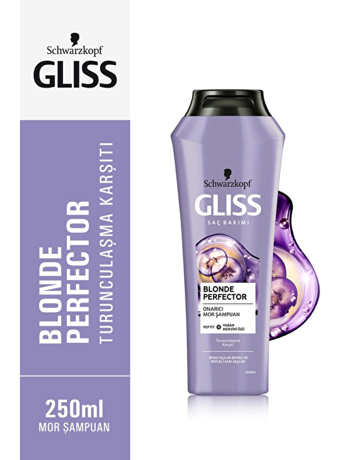 Gliss Blonde Perfector Turunculaşma Karşıtı Mor Şampuan 250ml