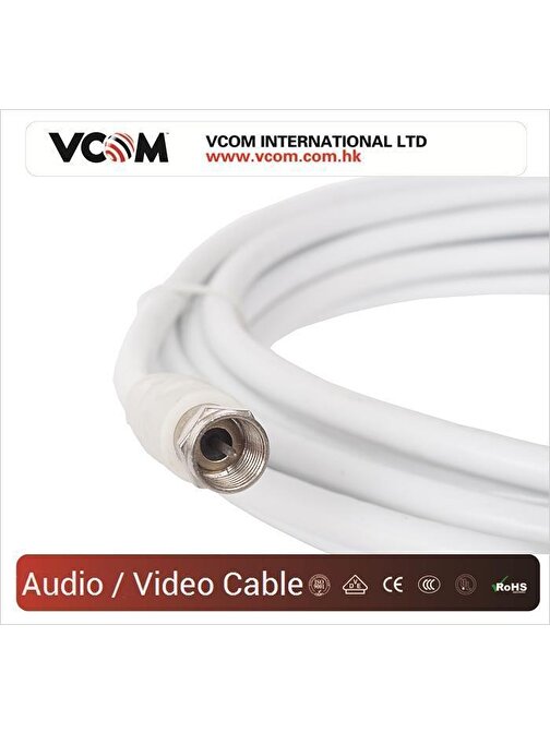 Vcom Cv612 3Mt Analog Tv To Rg6 Uydu Kablo