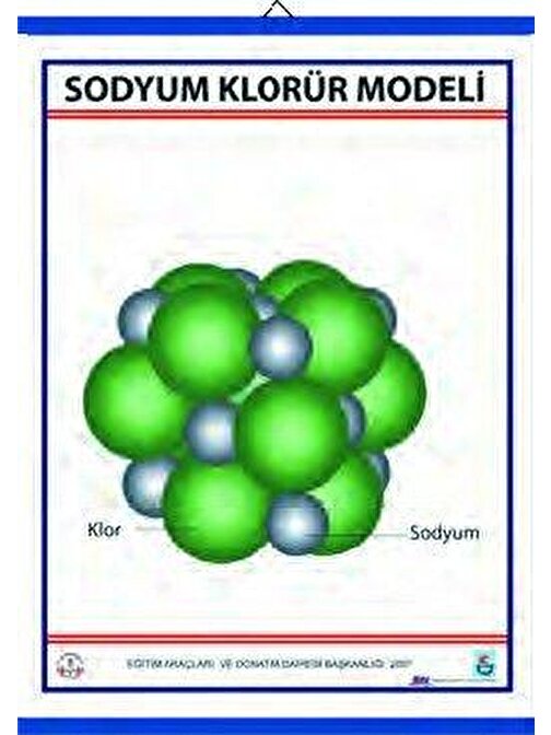 Sodyum Klorür (Nacl) Modeli Lev.(70X100 Cm)
