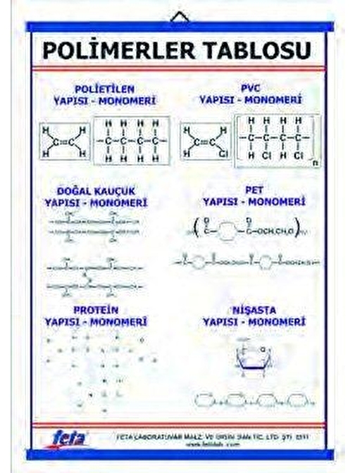 Edulab Polimerler Levhası (70X100 Cm)