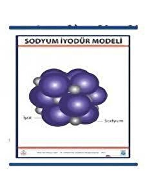 Sodyum İyodür (Nal) Modeli Levhası (70X100 Cm)