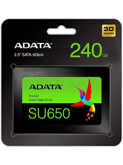 Adata ASU650SS-240GT-R 240 GB 2.5 inç SATA SSD