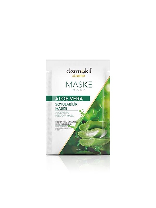 Dermokil Xtreme Aloe Vera Soyulabilir Yüz Maskesi 15 ml