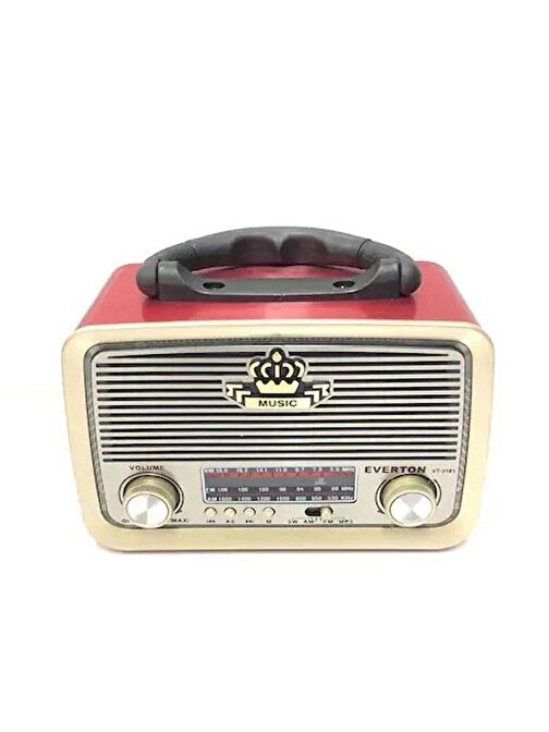 Everton Rt-301 Bluetooth-Usb-Sd-Fm Nostaljik Radyo
