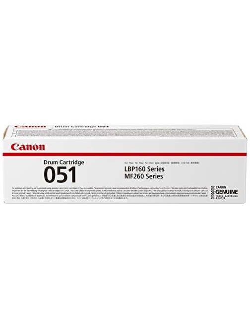 Canon CRG-051 Orijinal Renksiz Baskılı Siyah Drum