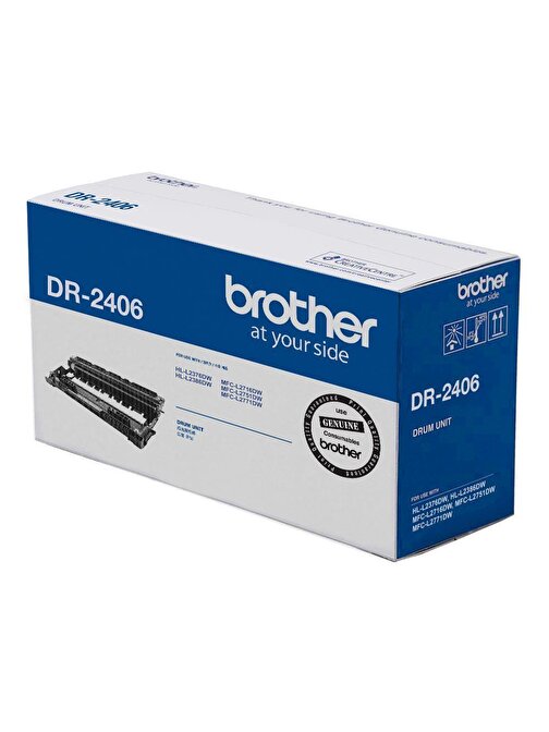 Brother DR-2406 Muadil Renksiz Baskılı 12000 Siyah Drum