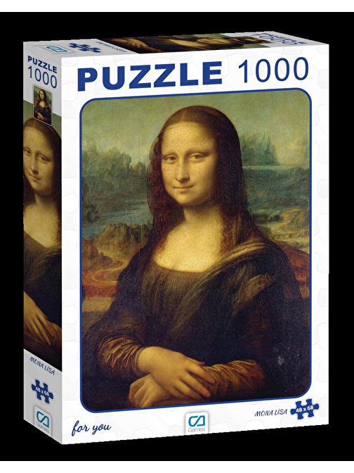 Ca Games Mona Lisa 1000 Parça Puzzle Yapboz